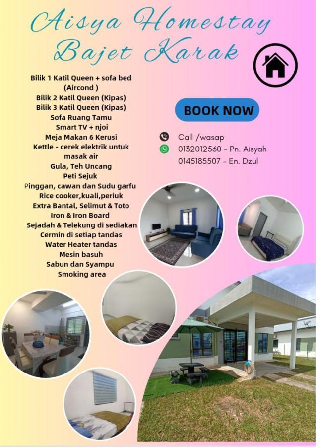 Aisya Homestay Bajet Karak Setia Extérieur photo